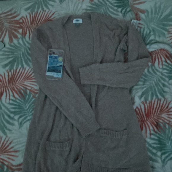 Pinkish greyish long sweater - Picture 3 of 4